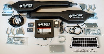 Ghost Controls Solar Dual Automatic Gate Opener
