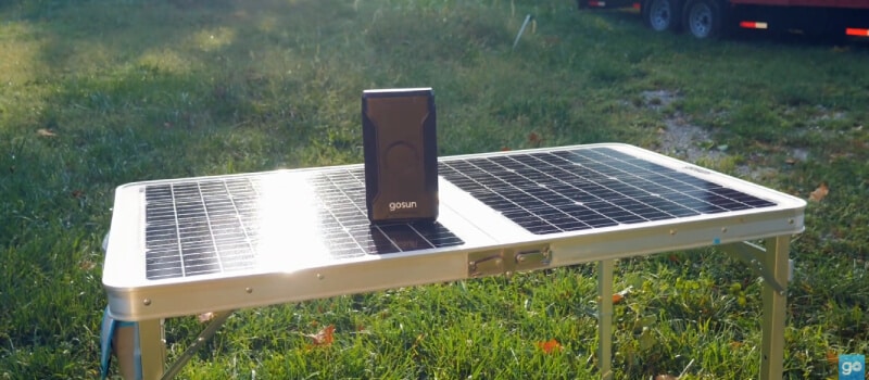 GoSun Brew Coffee Maker with GoSun Solar Table