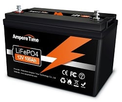 Ampere Time 12V 100Ah LiFePO4 Battery