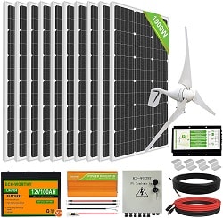 Eco-Worthy 1400W Hybrid Solar-Wind Kit