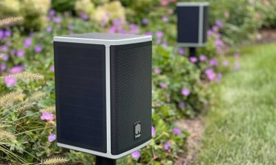 Large Solar Speaker for Outdoor Audio