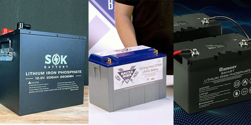 SOK vs Battle Born vs Renogy LiFePO4 Batteries for Solar and Off Grid Power Systems