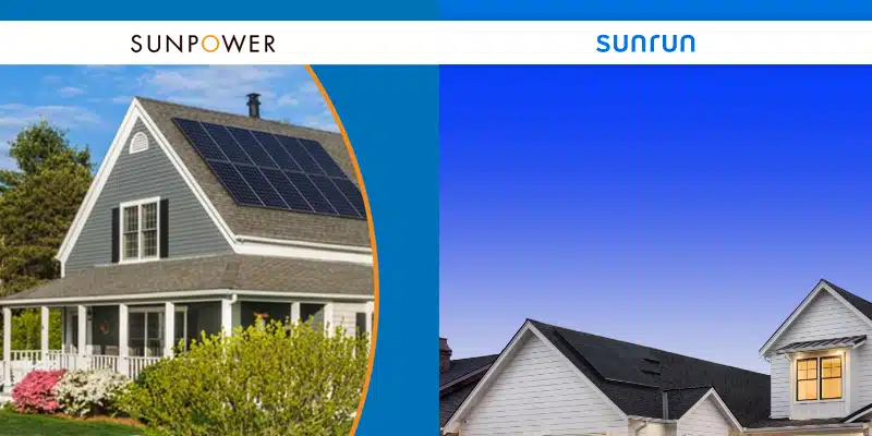 SunPower vs Sunrun Residential Solar Power Systems
