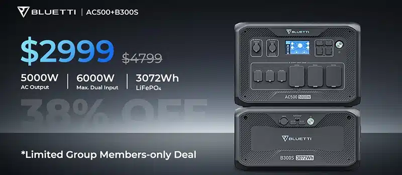 Bluetti AC500 Price