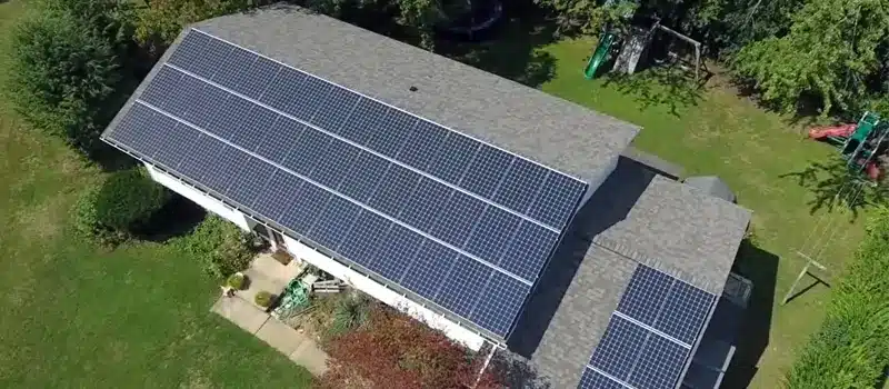 Reese Solar Panels on the Roof