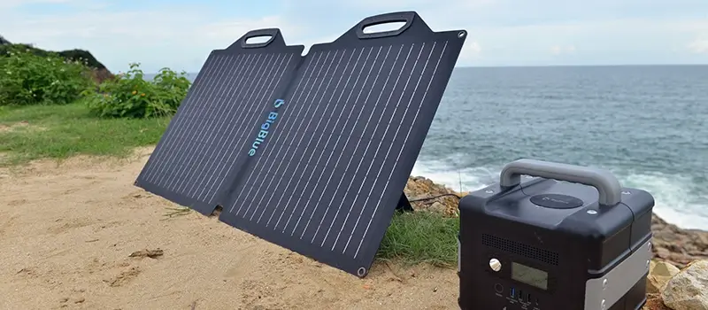 bigblue 100w portable panel