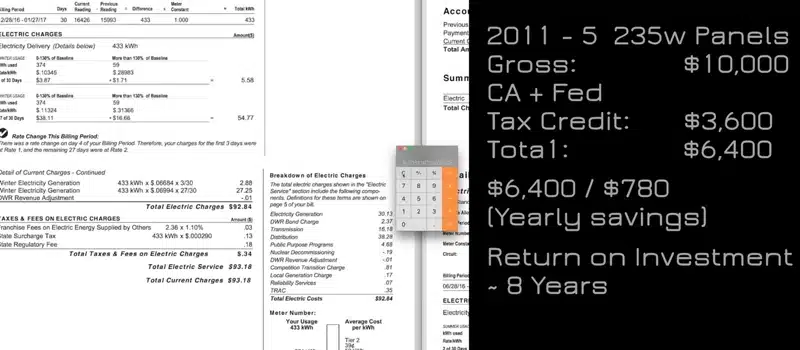 solar system cost cal