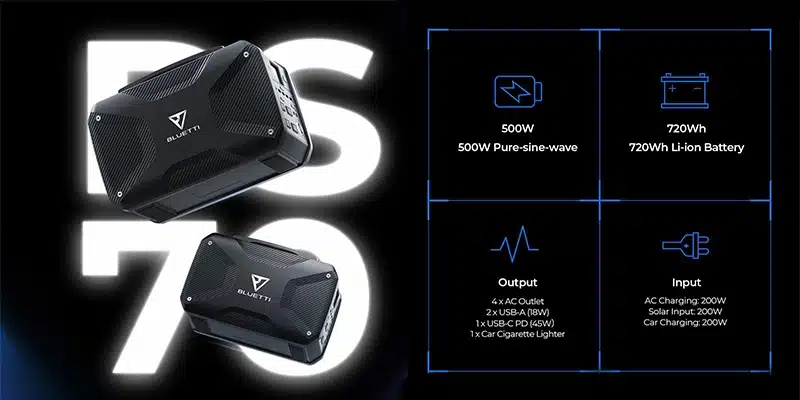 Bluetti PS70 Power Station