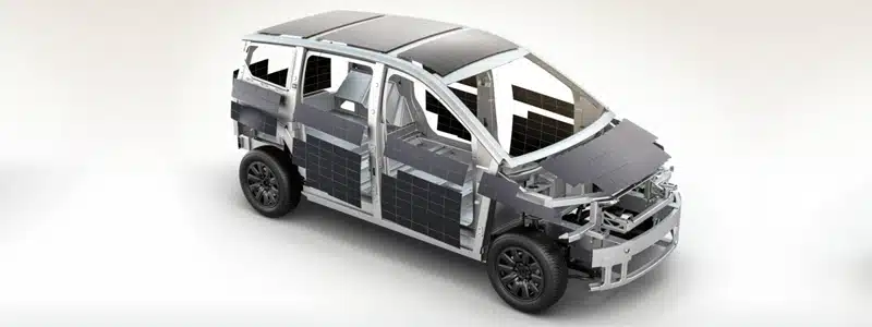 Sono Solar Cell Design on Sion Solar Car