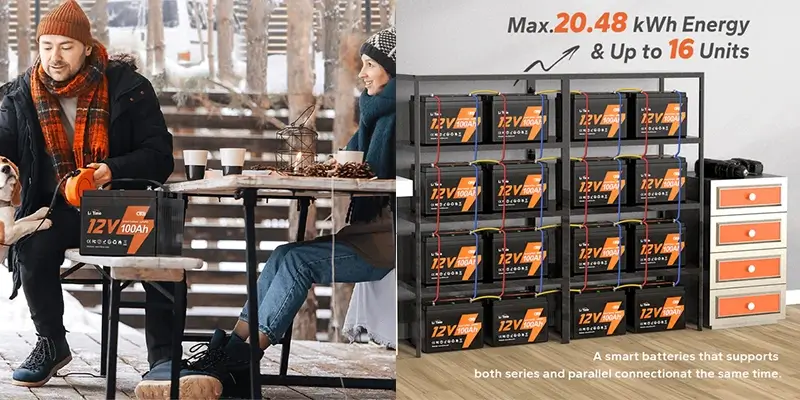 LiTime 100Ah 12V LFP Battery