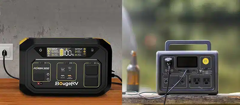 BougeRV Flash 300 vs Bluetti EB3A