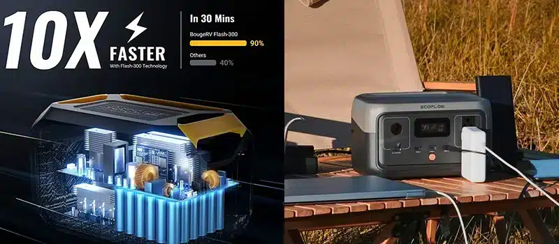 BougeRV Flash 300 Vs EcoFlow River 2