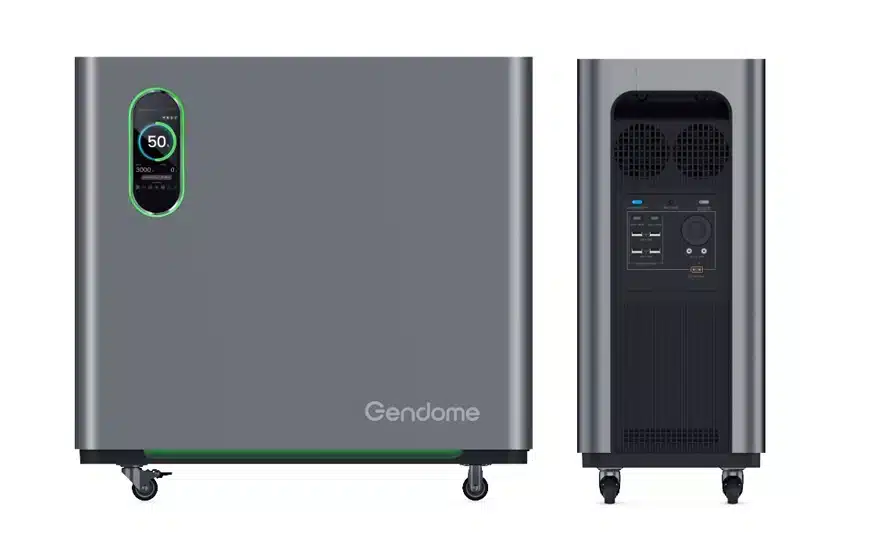 Gendome Home 3000 Home Backup System with Fast Solar Charging