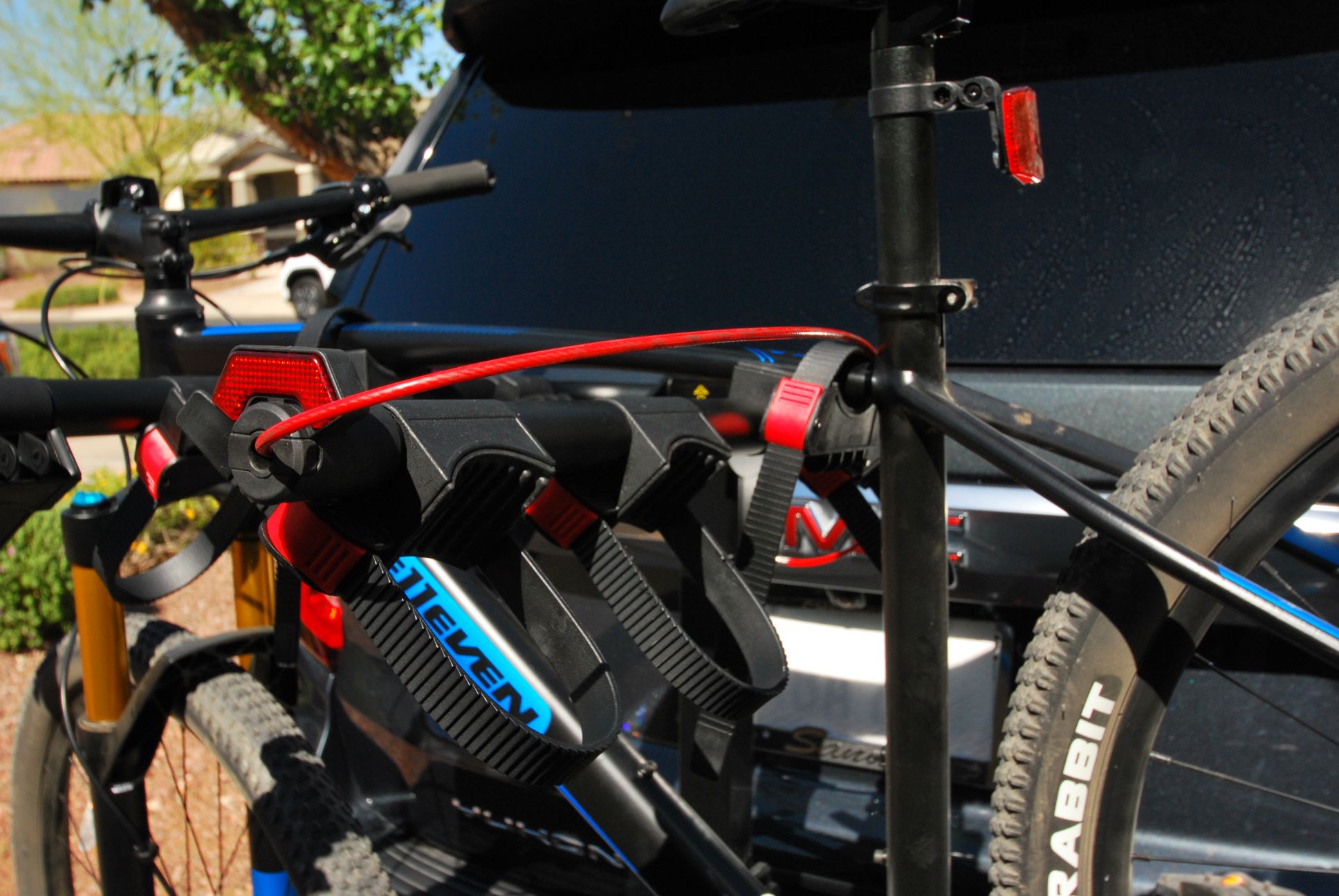 BougeRV Folding Bike Rack, hitch mounted